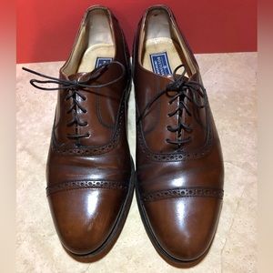 Bostonian Mens Cap Toe Brown Oxford size 10